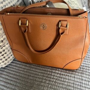 Tory Burch Tan Leather Satchel